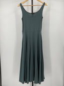 Quince Women's Tencel Jersey Fit & Flare Dress Dark Olive Basic Sleeved S