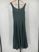 Quince Women's Tencel Jersey Fit & Flare Dress Dark Olive Basic Sleeved S