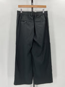 Quince Women Drapey Twill Pleated Trouser Pants Black 12