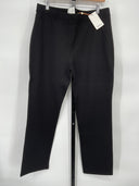Quince Women's Ultra-Stretch Ponte Cropped Wide Leg Pants - 26" New Navy 14