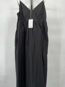 Quince Womens 100% Organic Cotton Sleeveless Maxi Dress Black Sleeved XS Revive
