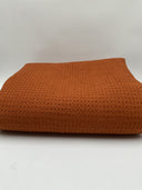 Quince Home Organic Luxe Honeycomb Duvet Cover Terracotta Bedding King/Cal King