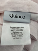 Quince Home European Linen Curtain Vintage Blush 48x84