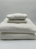 Quince Home European Linen Sheet Set White Bedding King