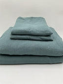 Quince Home European Linen Sheet Set Ocean Bedding King