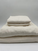 Quince Home European Linen Sheet Set White Bedding King