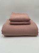 Quince Home European Linen Duvet Cover Set Dusty Mauve Bedding Full/Queen