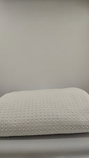 Quince Home Organic Luxe Honeycomb Duvet Cover White Bedding King/Cal King