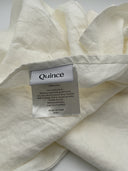 Quince Home Linen Double Embroidered Edge Sham Set White With Embroidery King