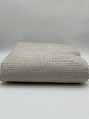 Quince Home Organic Luxe Honeycomb Duvet Cover Light Grey Bedding King/Cal King