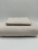 Quince Home European Linen Sheet Set Sand Bedding Cal King