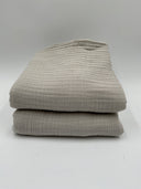 Quince Home Organic Airy Gauze Sham Set Light Grey Bedding Gray King