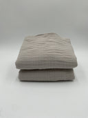 Quince Home Organic Airy Gauze Sham Set Fog Grey Standard Bedding