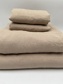 Quince Home European Linen Sheet Set Toffee Bedding Queen