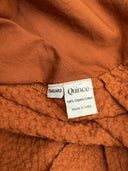 Quince Home Organic Luxe Honeycomb Duvet Cover Set Terracotta Bedding Full/Queen