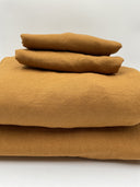 Quince Home European Linen Sheet Set Tobacco Bedding King