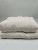 Quince Home European Linen Sheet Set White Bedding Cal King