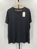 Quince Mens 100% Merino Wool All-Season V-Neck Base Layer Tee Black XL