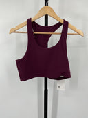 Quince Women's Ultra-Form Scoop Neck Longline Bra Plum M