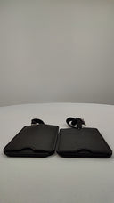 Quince Nappa Leather Luggage Tag 2-Pack Black Bags One Size