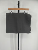 Quince Home European Linen Table Runner 16X108 Charcoal