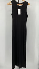 Quince Women's Tencel Jersey Tank Maxi Dress Black Basic Sleeveless M