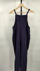 Quince Womens Organic Cotton Maternity Overalls Jumpsuit Blue M