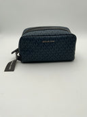 Michael Kors Toiletry Kit Bag Blue