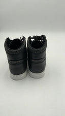 Michael Kors Men's Jacob Leather And Signature Logo High-Top Sneaker Black 10