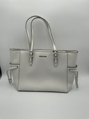 Michael Kors Women's Gilly Large Saffiano Leather Tote Bag White