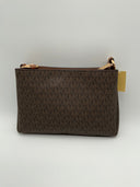 Michael Kors Trisha Medium Logo Crossbody Bag Brown