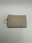 Michael Kors Women Sm Tz Coinpouch W Id Wallet White OS