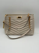 Michael Kors Women's Whitney Medium Quilted Tote Bag Cream