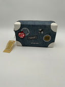 Michael Kors Jeanie Small Signature Logo Crossbody Bag Blue