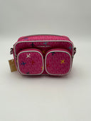 Michael Kors Jet Set Signature Logo Crossbody Bag Pink