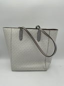 Michael Kors Women's Vincent Logo Tote Bag Silver
