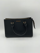 Michael Kors Women's Sheila Medium Satchel Black Bags