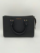 Michael Kors Women's Sheila Satchel Black Bags
