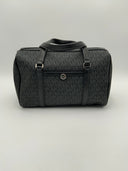 Michael Kors Women's Jet Set Travel Signature Logo Satchel Black Bags