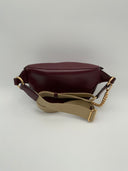 Michael Kors Women's Maisie Large Pebbled Leather 2-In-1 Sling Pack Oxblood