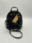 Michael Kors Extra Small Convertible Zip Pocket Backpack Black