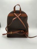 Michael Kors Women's Jaycee Large Logo Backpack Brown Bags