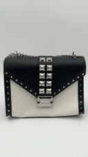 Michael Kors Women's Whitney Studded Shoulder Bag Black Combo