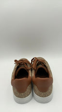 Michael Kors Men's Jacob Logo Sneaker Ecru Shoes 9