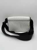 Michael Kors Men's Cooper Mini Signature Logo Crossbody Bag Bright White