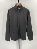 Quince Men Sweater-Knit Fleece Full-Zip Jacket Outerwear Black M