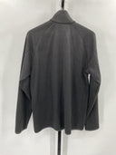 Quince Men Sweater-Knit Fleece Full-Zip Jacket Outerwear Black M