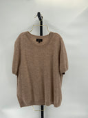 Quince Women Mongolian Cashmere Tee Brown XL
