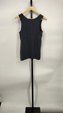 Quince Womens  Flowknit Breeze High-Neck Tank Top Cream M