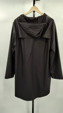 Quince Men's Weatherproof Long Rain Jacket Black Outerwear L